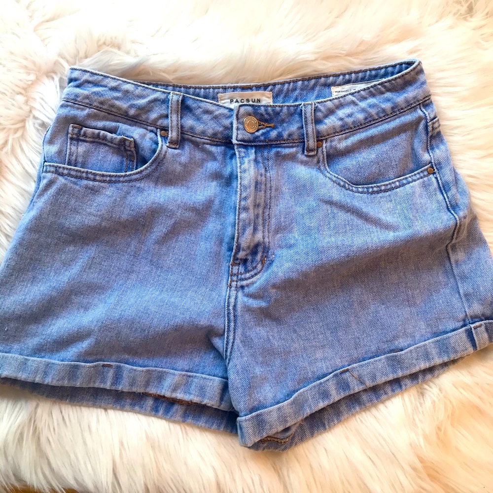 Pacsun mom shorts . Really flattering